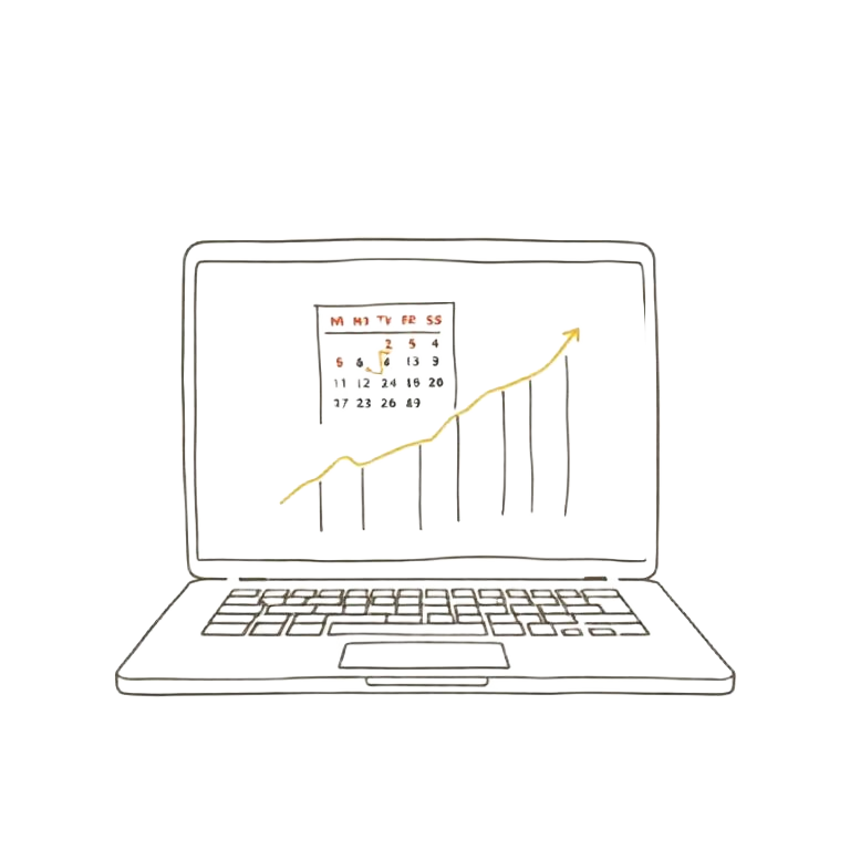 Illustration au trait — Mise en ligne multicanale